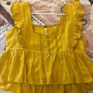 Free People Clementine Ruffle Top
